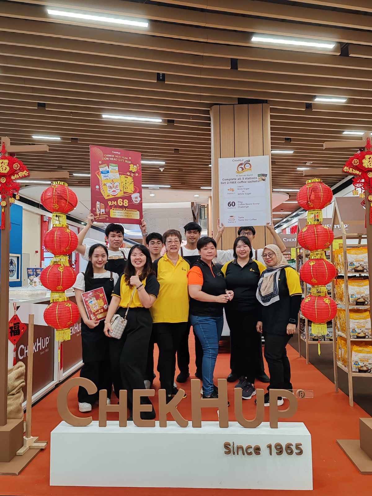 Bright Wave's on-ground activation crew in uniform at a live brand activation